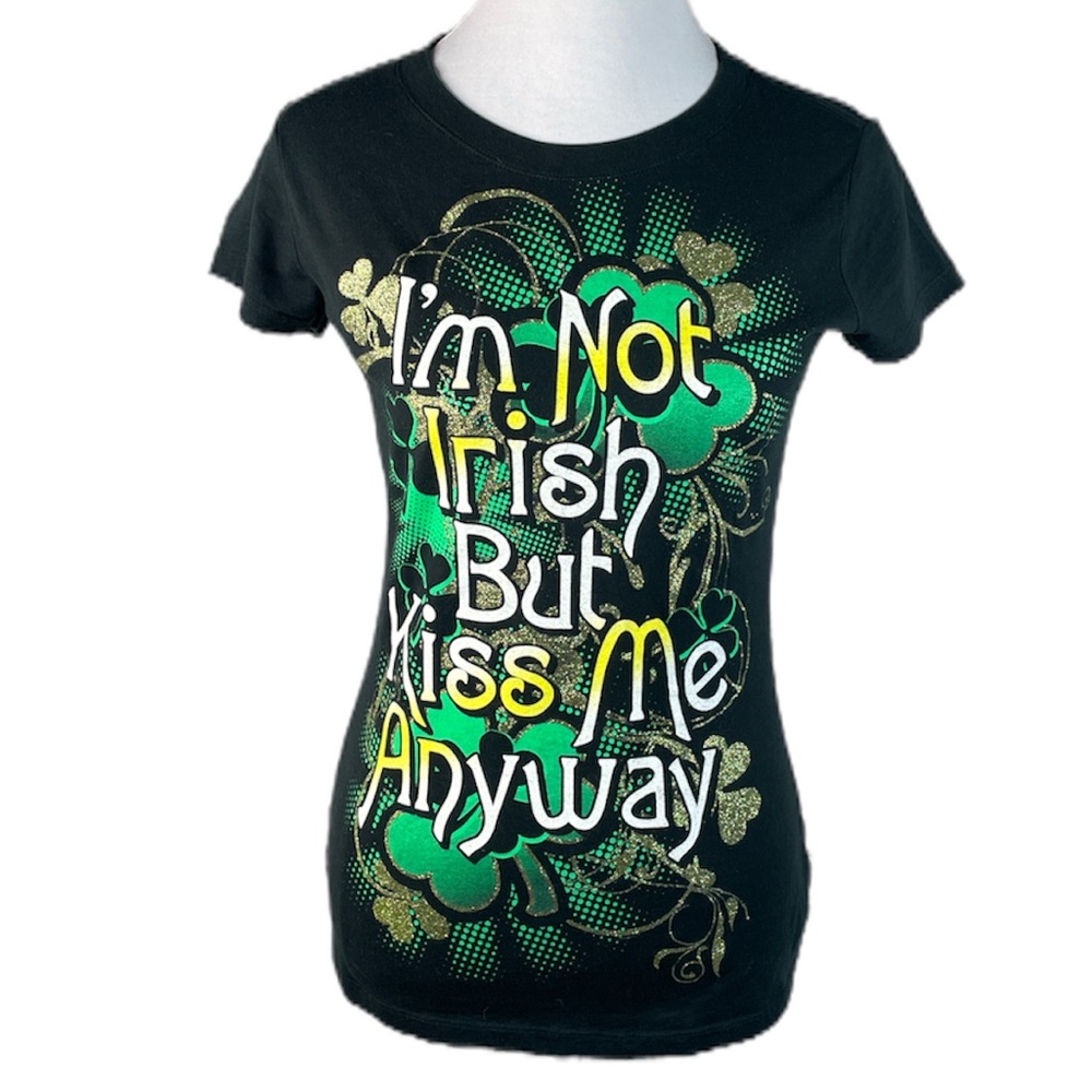 Ransom I’m Not Irish But Kiss Me Anyway Black Large